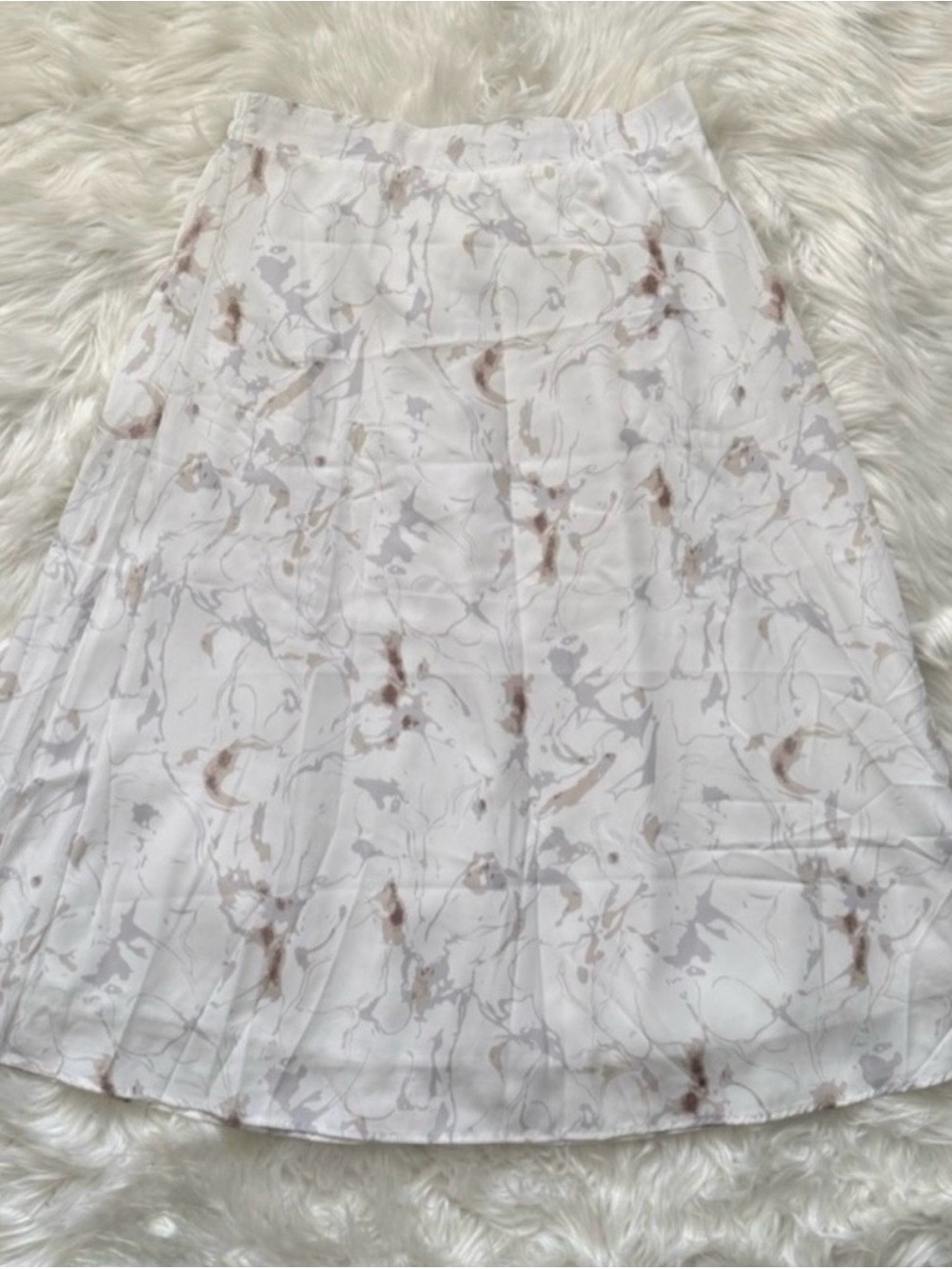 SHEIN Swirl Print Skirt